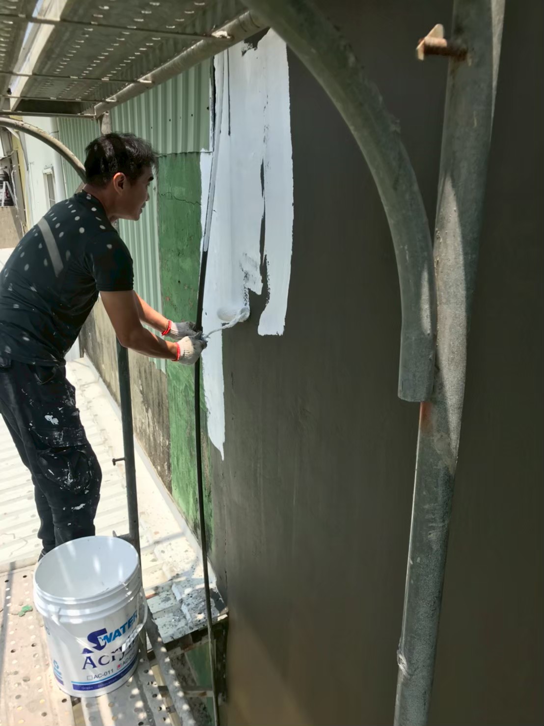 台南壁癌處理防潮防霉牆面修繕照片
