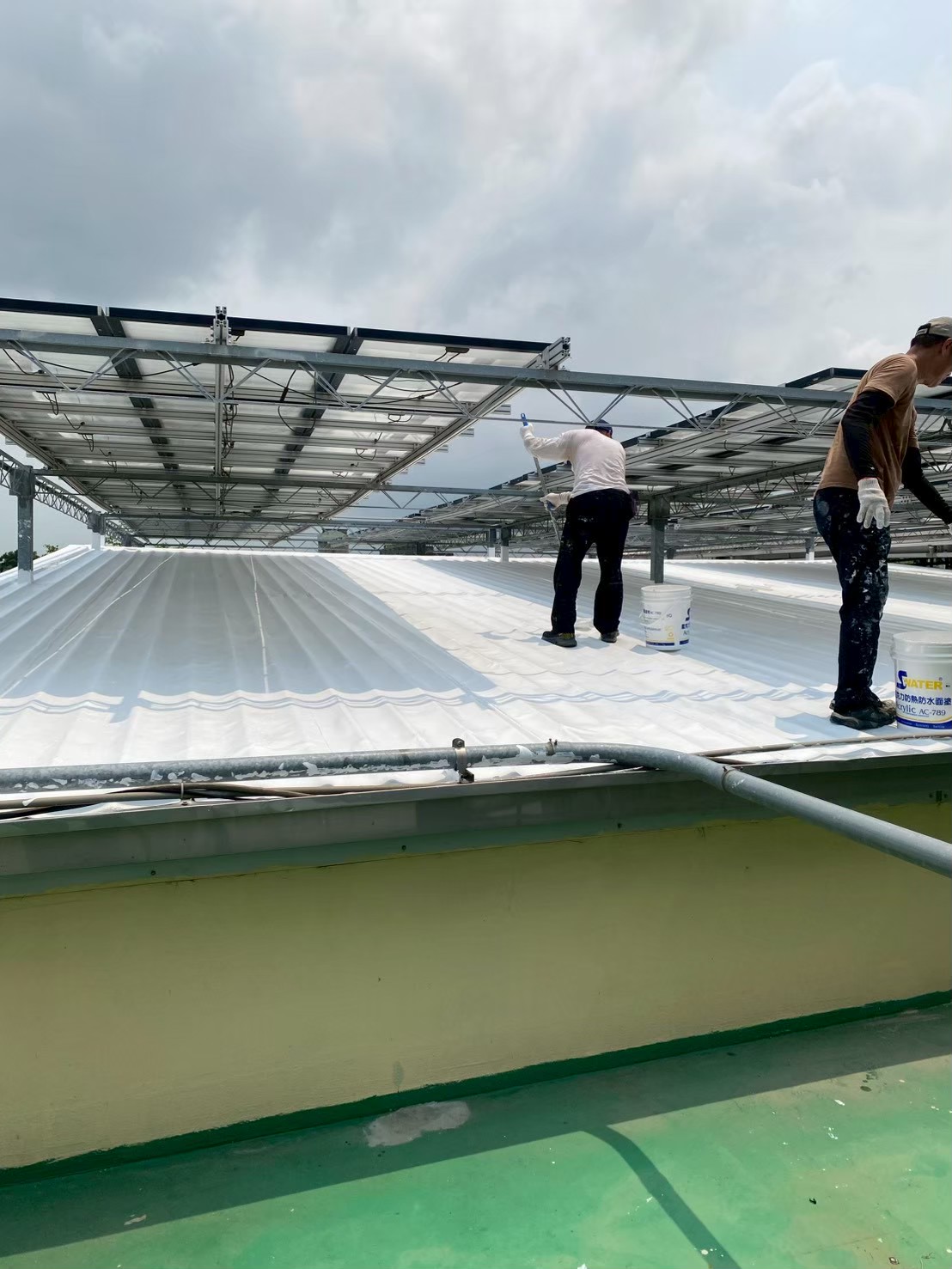 台南屋頂陽台浴室防水工程施工照片